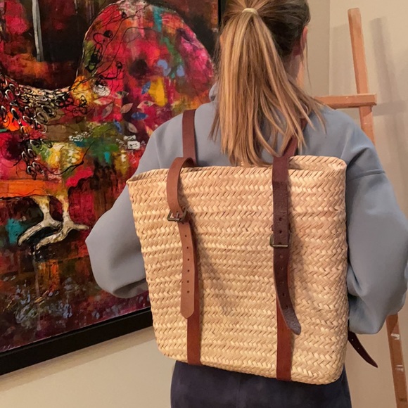 Sac à dos en Paille - Picture 1 of 2
